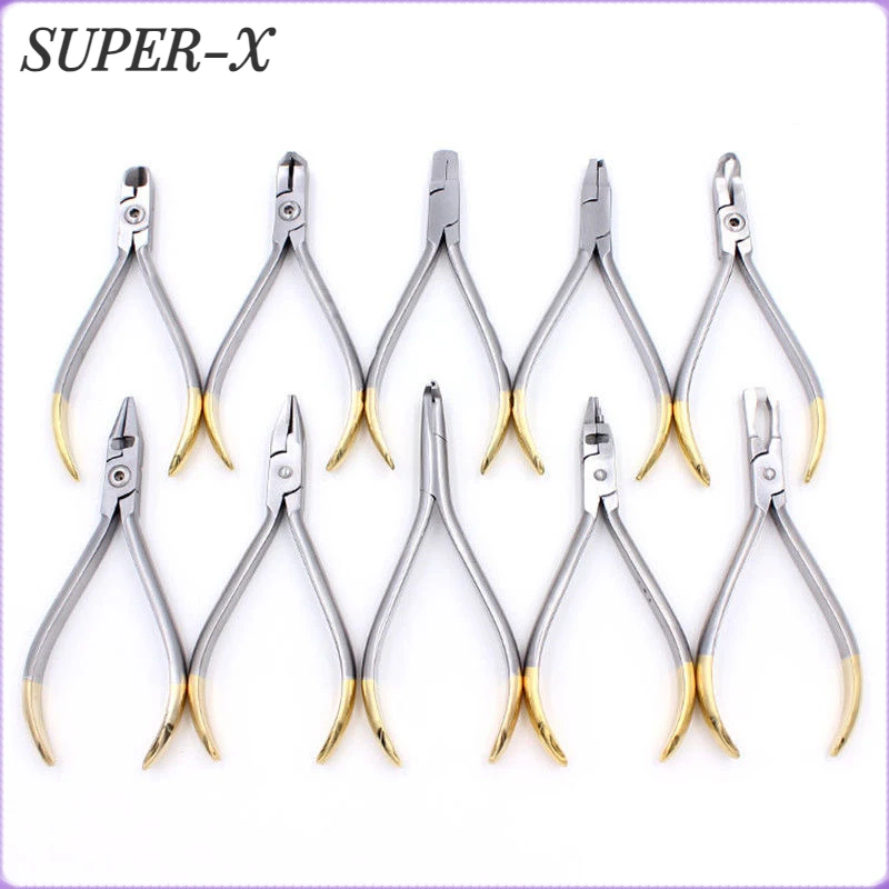 

Dental Stainless Steel Forceps Orthodontic Wire Distal End Cutter Plier Bracket Brace Remover Plier Light Wire Plier