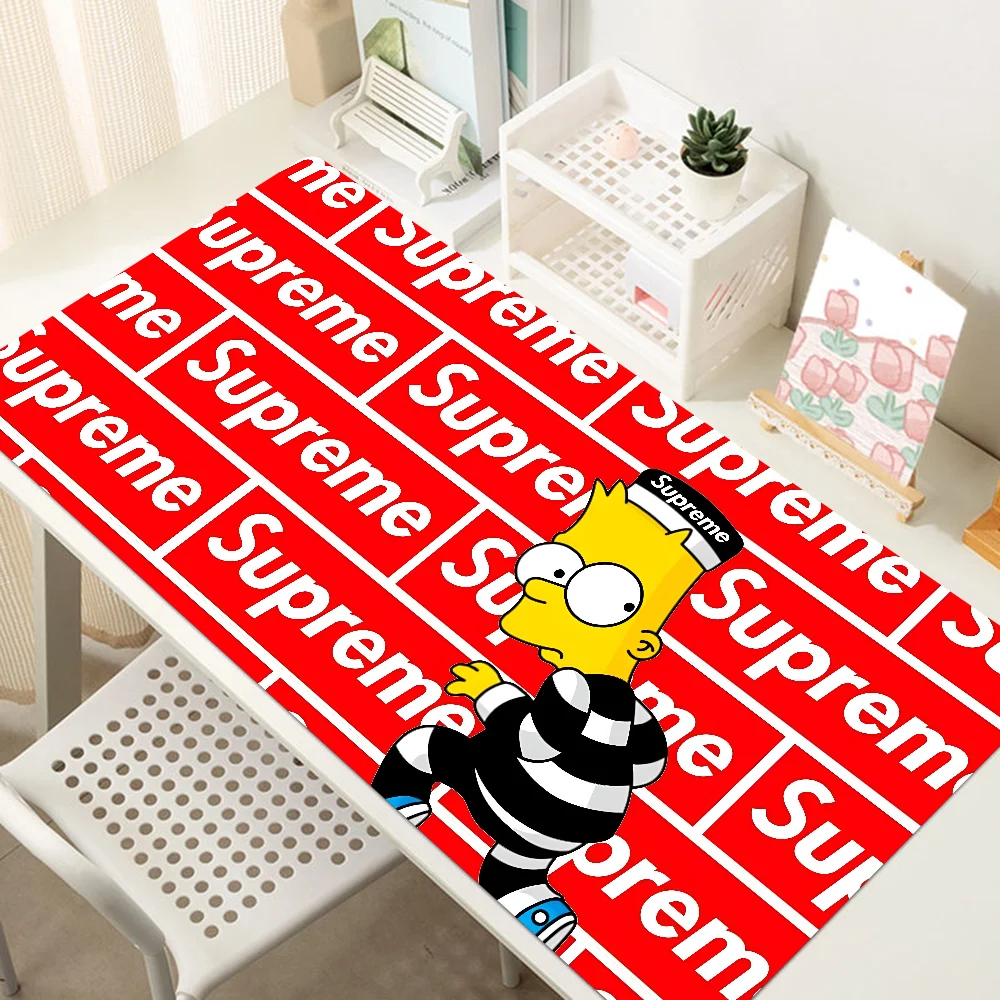 Cute Cartoon The S-Simpsons Mousepad Mouse Mat Desk Mat With Pad Gaming Accessories Prime Gaming XXL Keyboard Pad Padding Mat