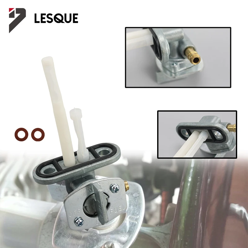 LESQUE Pit Dirt Bike Gas Fuel Petcock Tap Valve Switch Pump for YZ250F YZ400F YZ426F YZ450F YZ80 YZ85 TTR90 PW80 TTR125 Parts