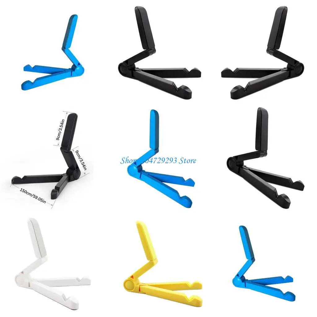 Y2GD حامل هاتف تابلت عالمي بتصميم قابل للطي وقاعدة مانعة للانزلاق ودعم ثابت للأجهزة ذات الشاشات الكبيرة حتى 10 بوصة