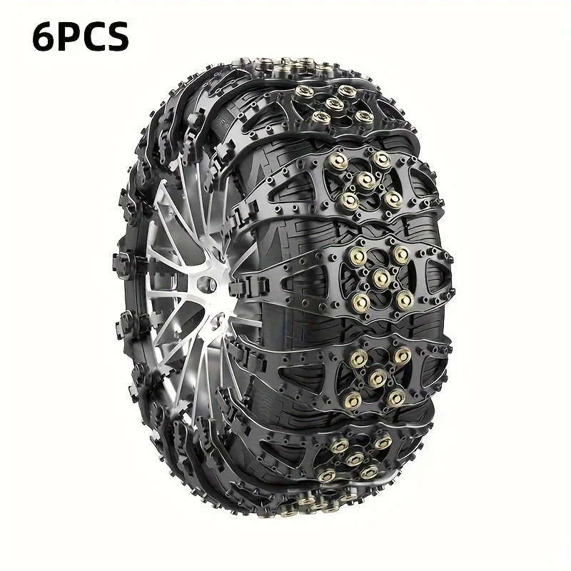 8PCS/Set Automobile winter snow anti-skid car tires heavy duty chain Adjustable Vehicle Auto Anti Slip Tyre Chains Mud Snow.