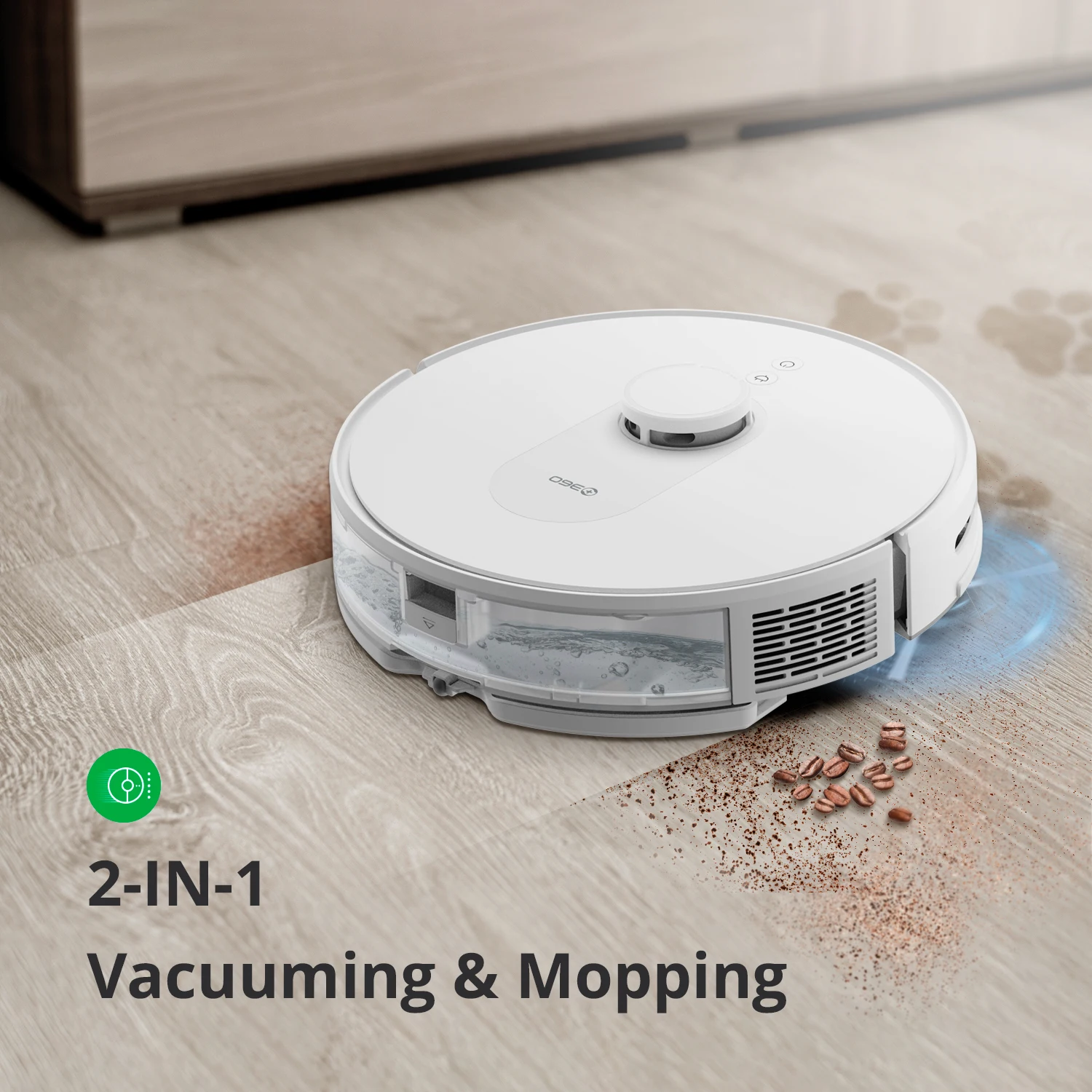 360botslab Multi Function Home Appliance Electric Robot Mop Auto Vacuums Floor Cleaner