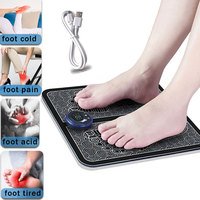 EMS Foot Massager Mat Electric TENS Feet Massager Pad Foldable Massage Mat Muscle Stimulation Fisioterapia Terapia Fisica Salud