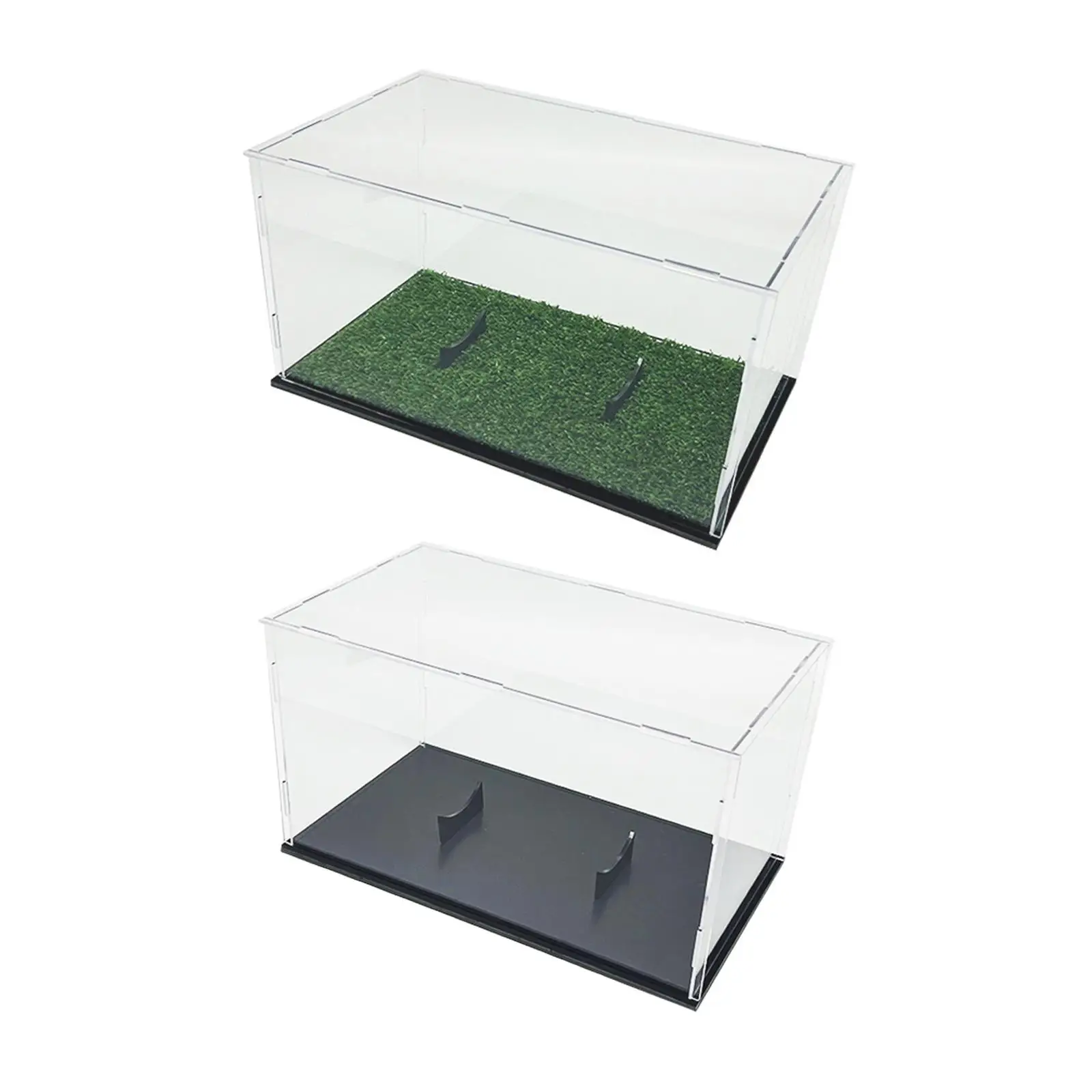 Acrylic Football Display Case Acrylic Display Case Dustproof Memorabilia Ball Holder for Collectibles Figures Toy Diecast Car