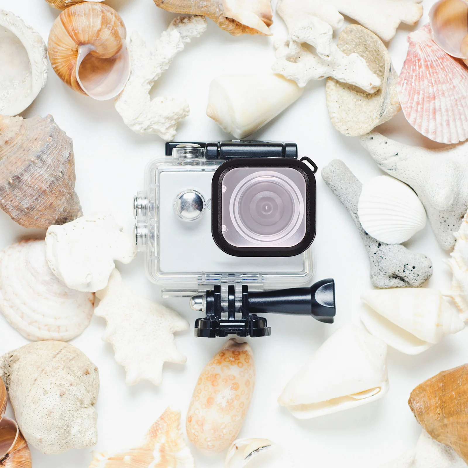 

3pcs Waterproof Diving Lens Filter For Underwater Photography Color Correction Filters 2-15Ft Pink Red Purple Plastic Protective