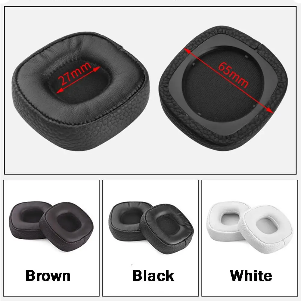 1 คู่อุปกรณ์เสริมแถบคาดศีรษะโฟมเปลี่ยนเบาะรองนั่ง Ear Pads สําหรับ Mar-shall Major 3/Major III
