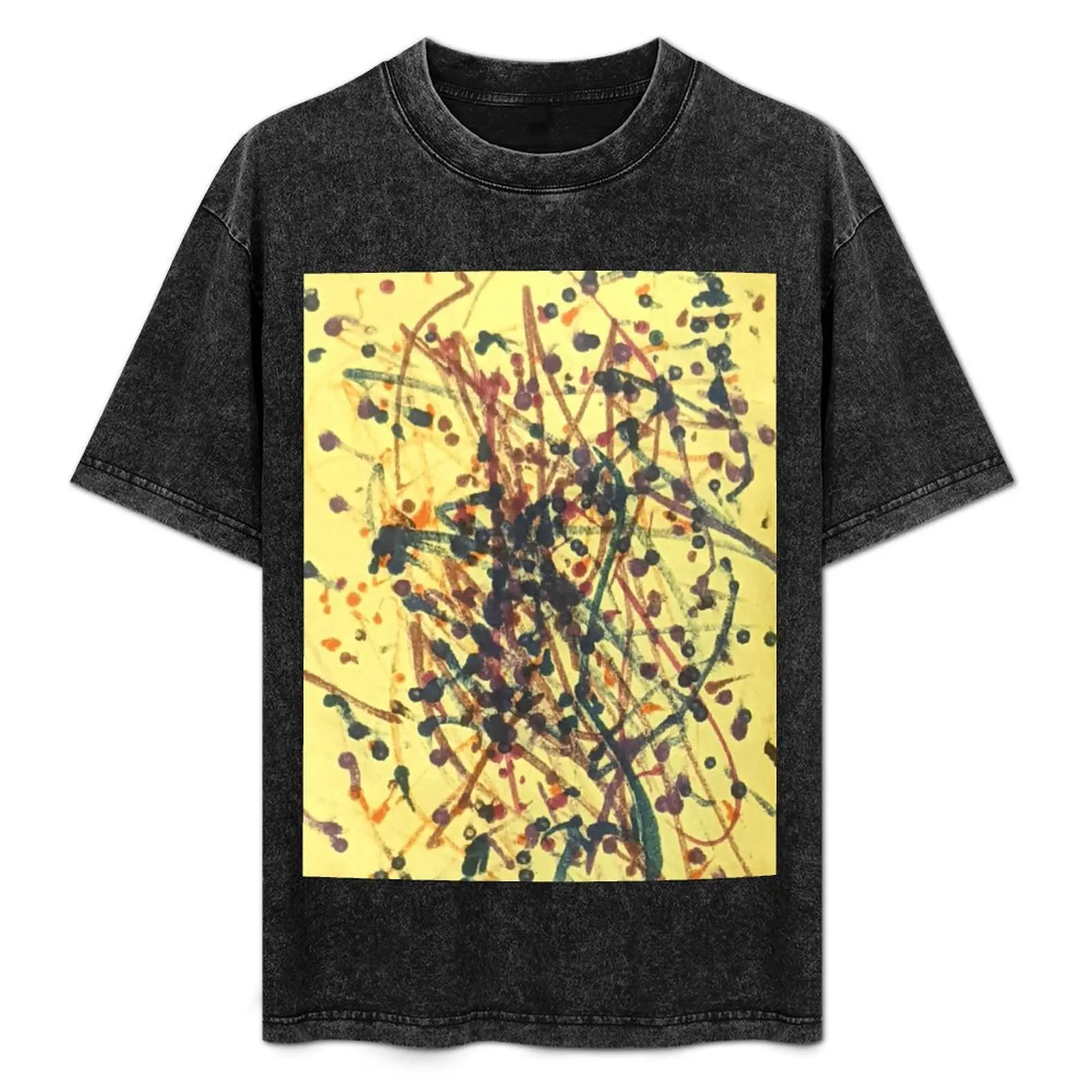 

Samantha Art Yellow Post-it T-Shirt heavyweights street wear graphic t shirts mens plain t shirts