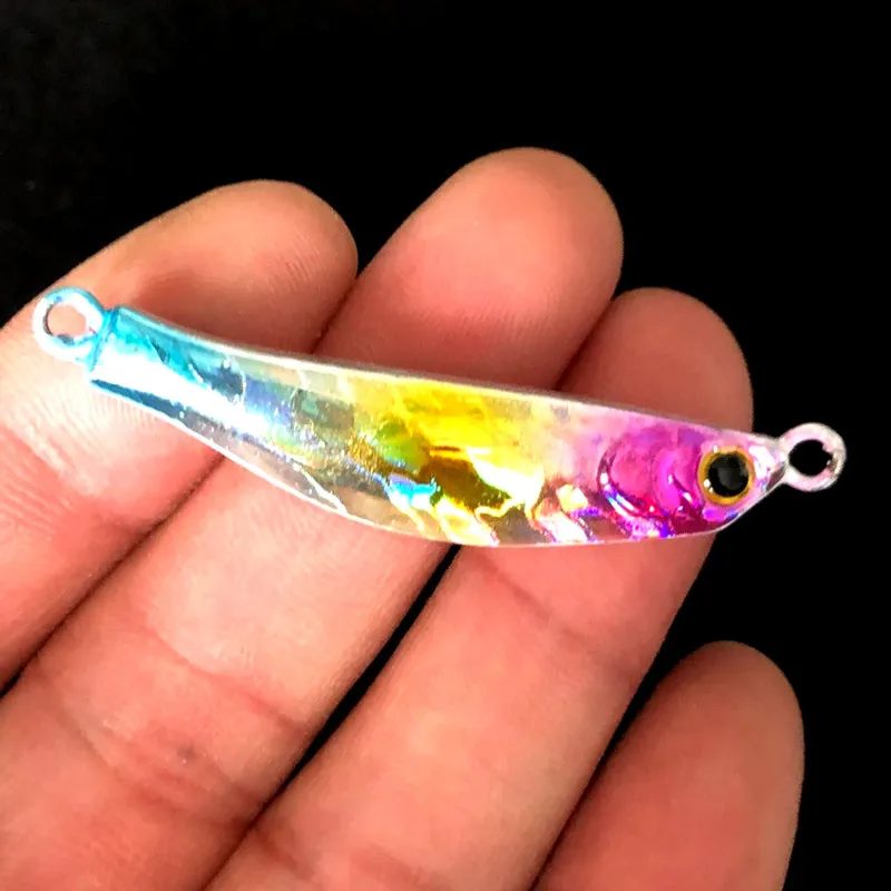 1 Stück Verkauf Langsam schütteln Jigs Angeln Jigbait Köder Metallköder Weitwurf Shore Throw Glow Kunstköder 4,9 cm/20 g – Detail 10