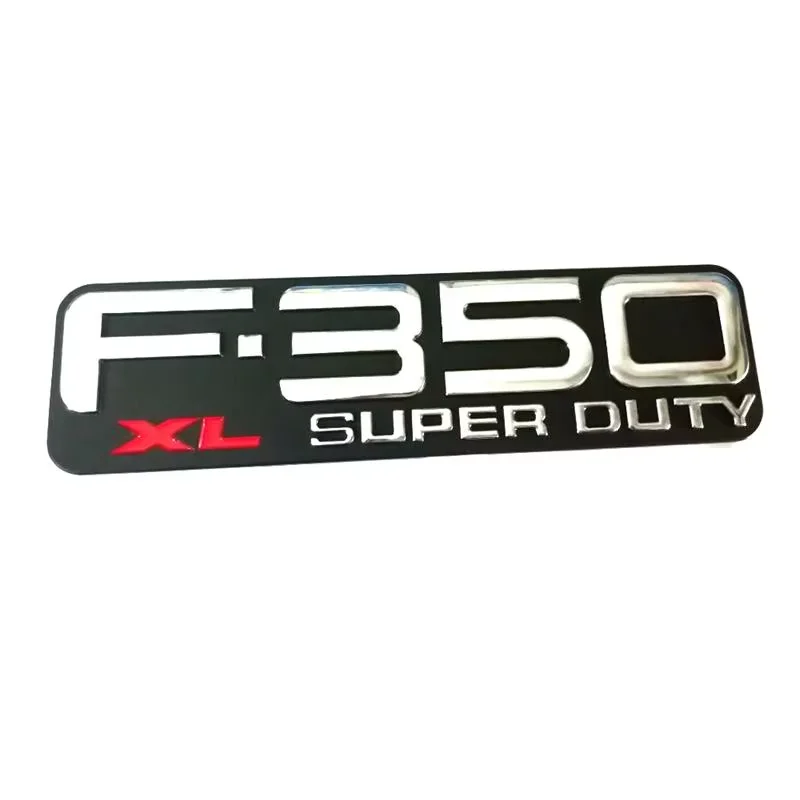 

3D Plastic F350XL Super Duty Nameplate Badge Emblem - Vehicle Identification Accessory