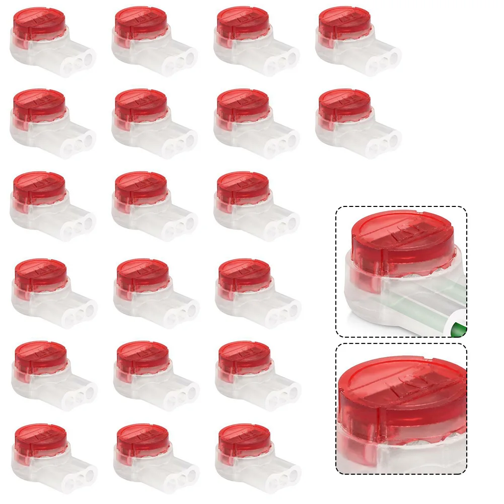 50PCS Robotic Lawnmower Cable Connector Waterproof Gel Connector Garden Robotic Lawnmowers Accessories