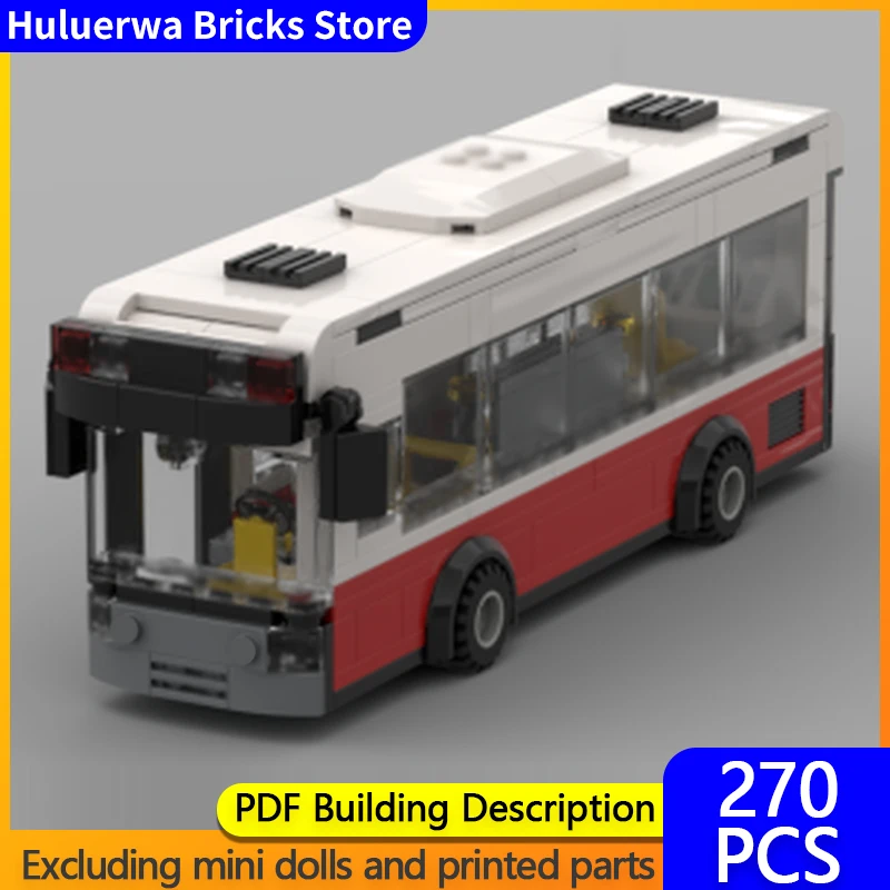 

Модель городской автомобиль MOC, строительные кирпичи, пожарный отдел, командный автобус, модульная технология, детские праздничные подарки, сборные игрушки, костюм