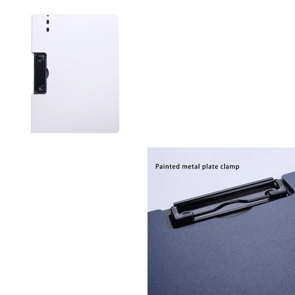

Flipping Clipboard Folder With Metal Clip 12.6x9.25Inch Multipurpose Document Organiser Writing Board for School Office