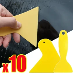 Universal Mini Car Film Wrap raschietto strumenti giallo Hard Sticker Smoothing Triangle Squeegee Car Window Vinyl Wrap Film Tools