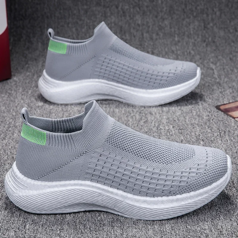 

Trendy Sneakers New Mesh Comfortable Fashion Flat Sports Shoes Summer Flat Lightweight Walking Shoes for Men Women