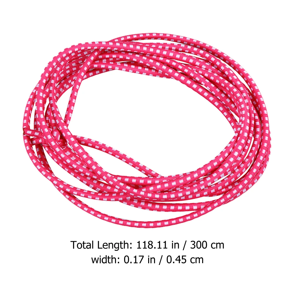 2pcs Kids Jumping Rope Elastic Band Toys Lightweight Fitness Pink Girl Sports Home School Training Weight Loss
