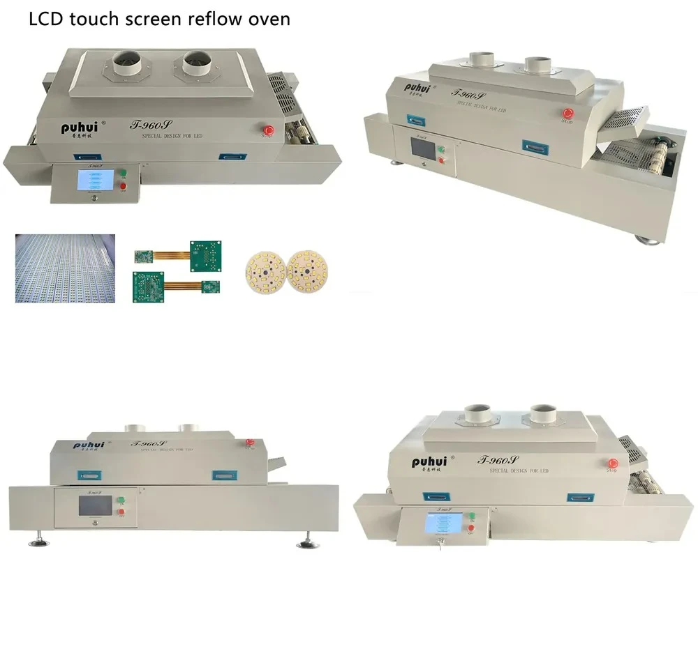 Puhui Smart Touch Screen SMT Reflow Oven T-960s for PCB LED Soldering
