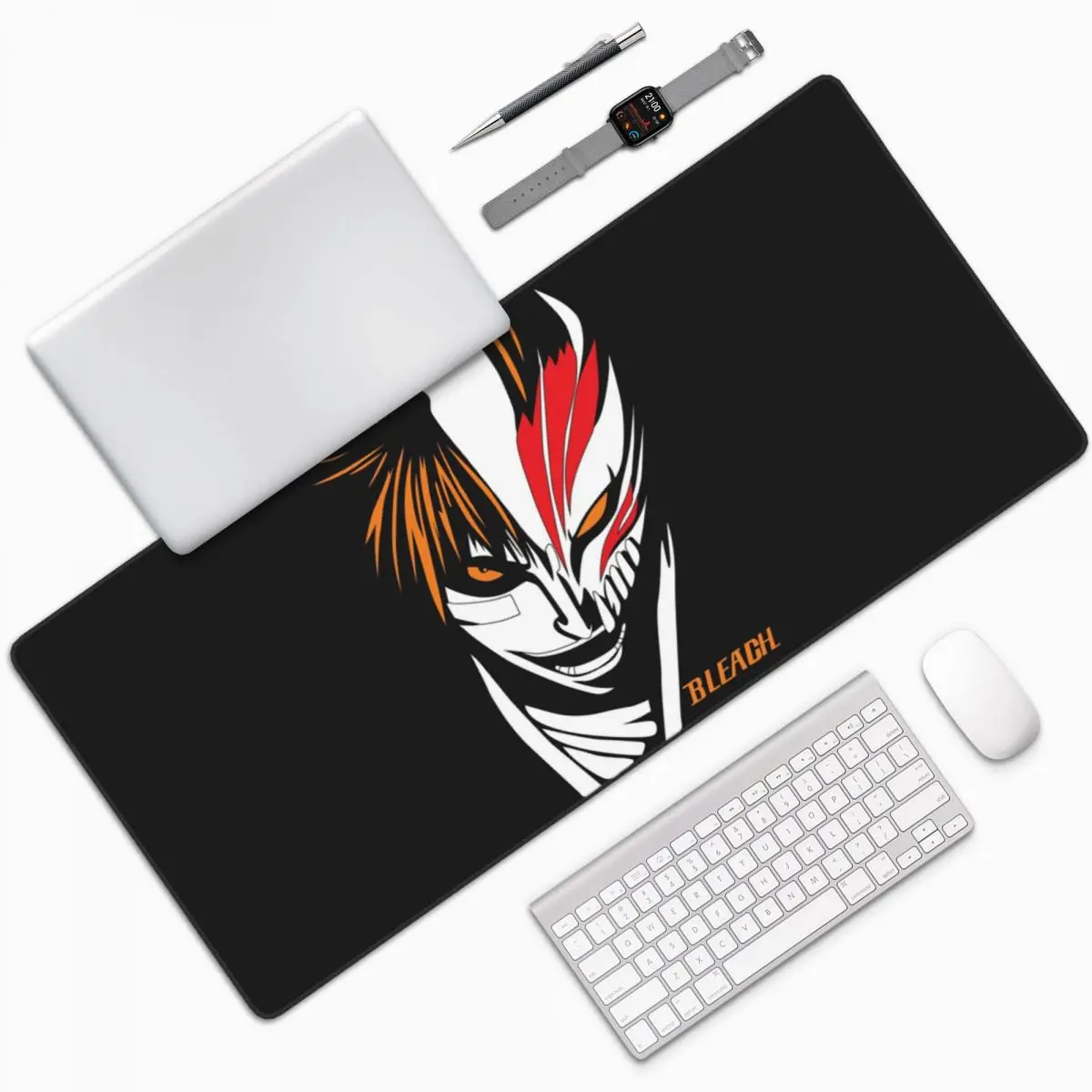Ichigo Kurosaki Bleach Anime Large Mouse Pad Computer Keyboard Mouse Mat Gamer PC Laptop Desk Mat Office Accessories Table Mats