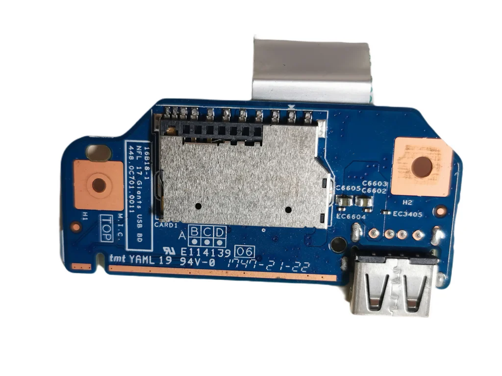 16B18-1 For HP 17-ak 17-bs 17g-br USB board  With cable  448.0C701.0011 tested good