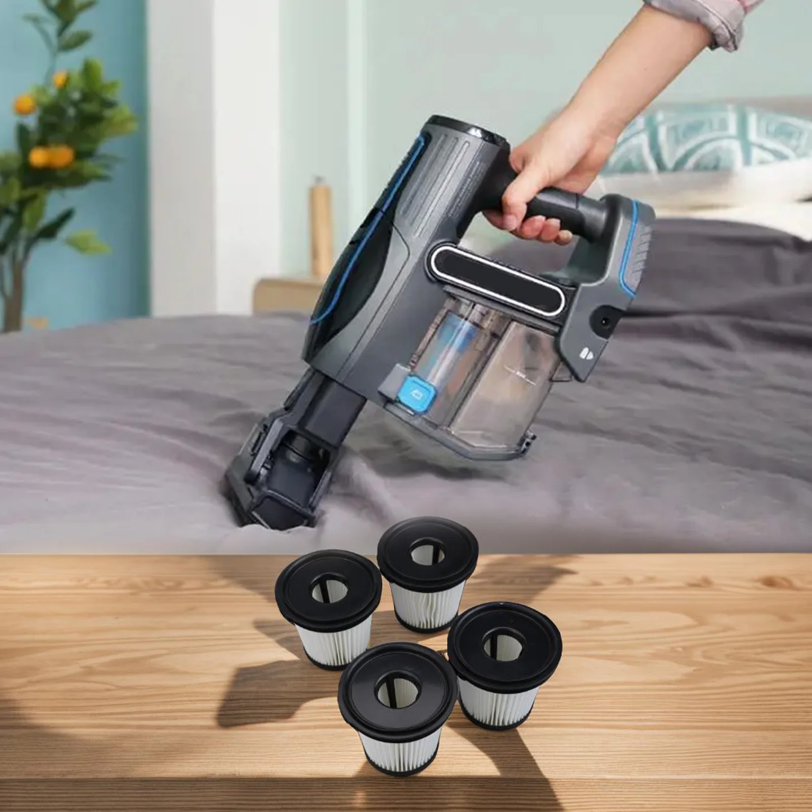 

4 Filter Replacement for Shark Detect Pro IW3611DE IW3611EU Wireless Vacuum Cleaner to Maintain Optimal Performance