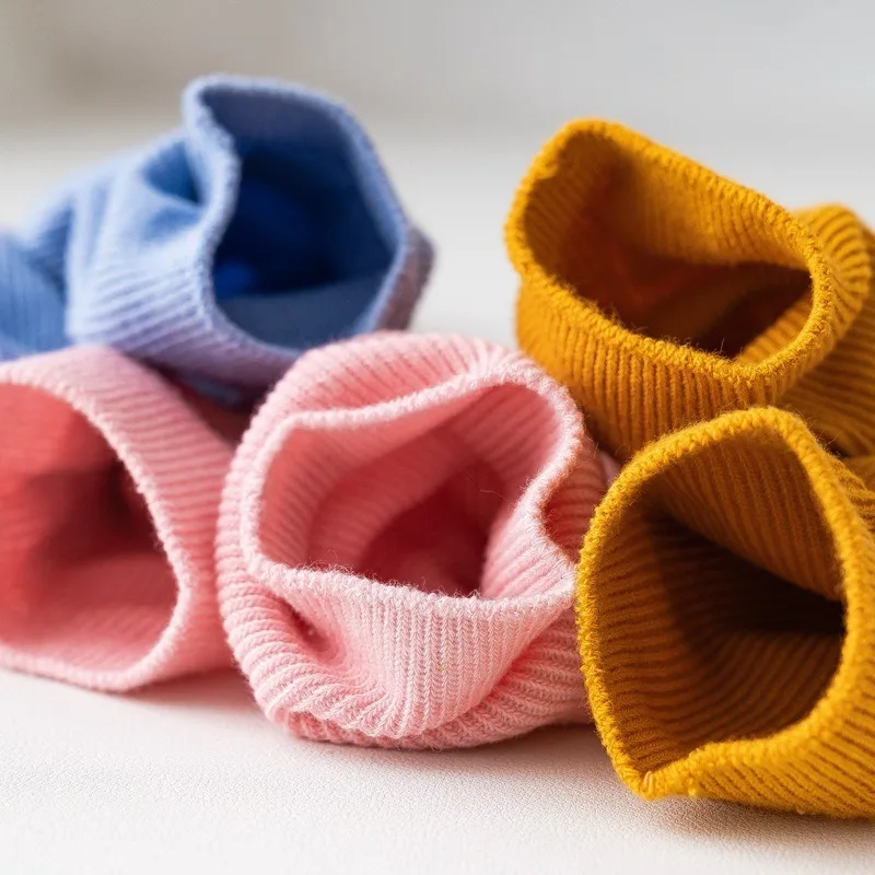 Chaussettes en coton rose Kawaii pour femmes, chaussettes solides japonaises, bonbons coréens, printemps, automne, 011402