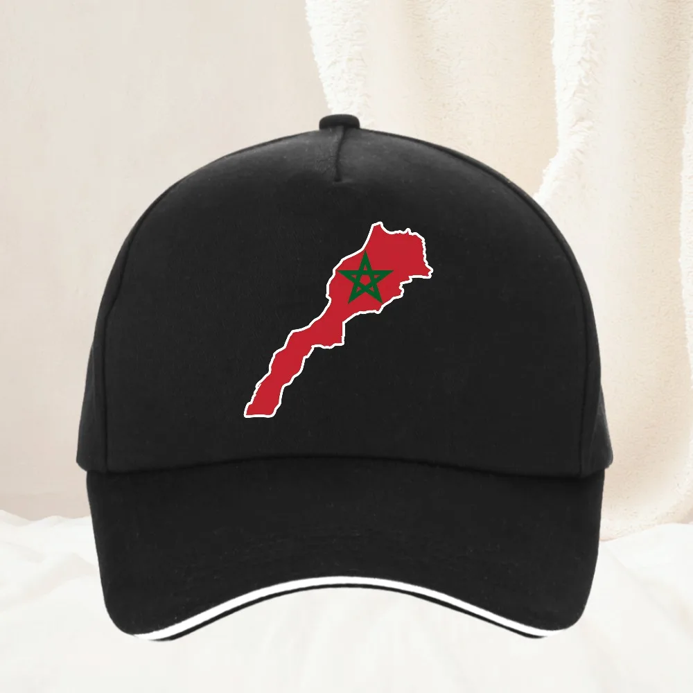 

Morocco Map And Flag Casual Baseball Cap Spring Trucker Hat Hot Sale Hunting Camping Hip Hop Hats Female Male Snapback hat