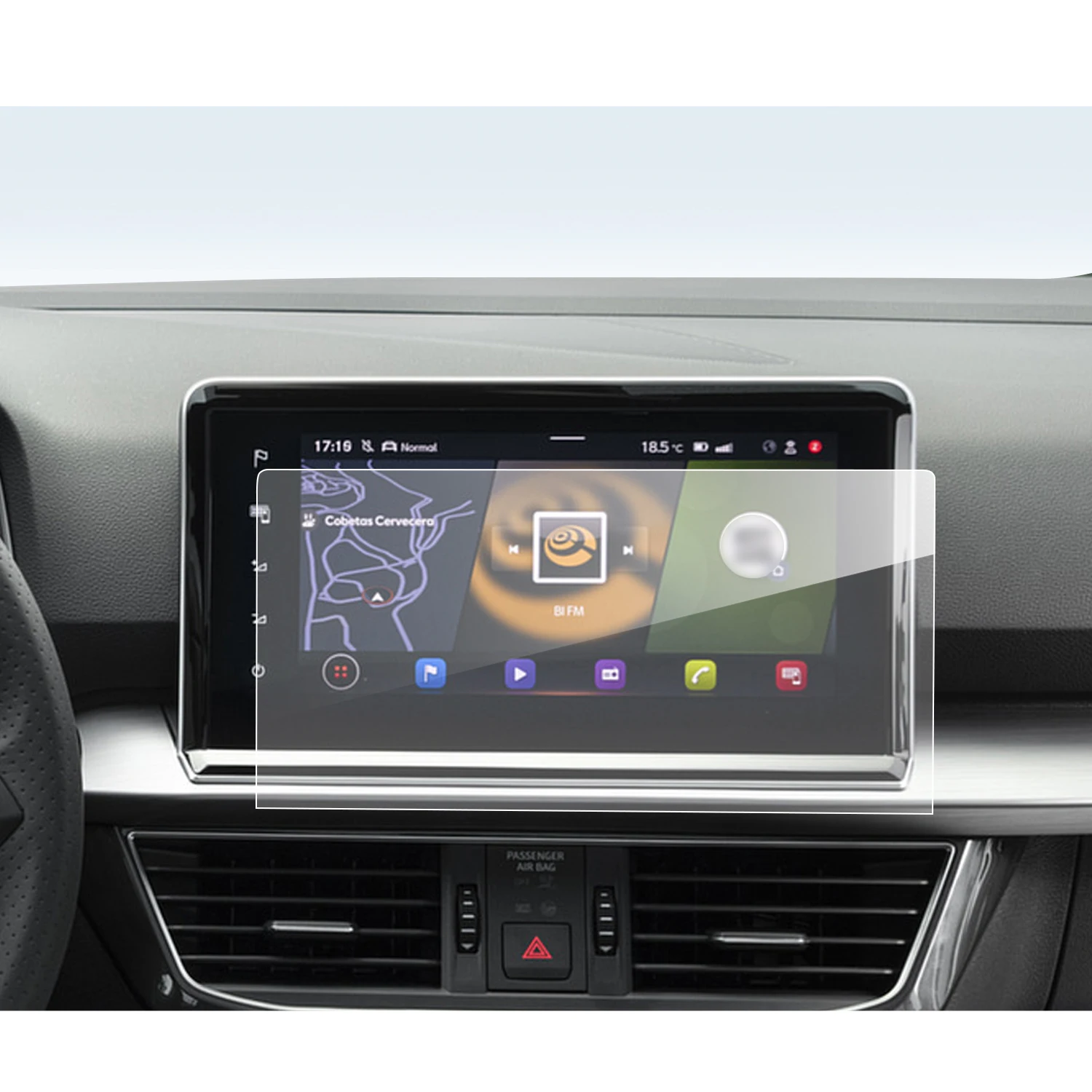 LFOTPP para Seat Tarraco / Seat Ibiza / Seat Arona 2023 9.2-Inch Car Navigation Touch Display Protector Auto Interior Seat Ibiza Accesorios