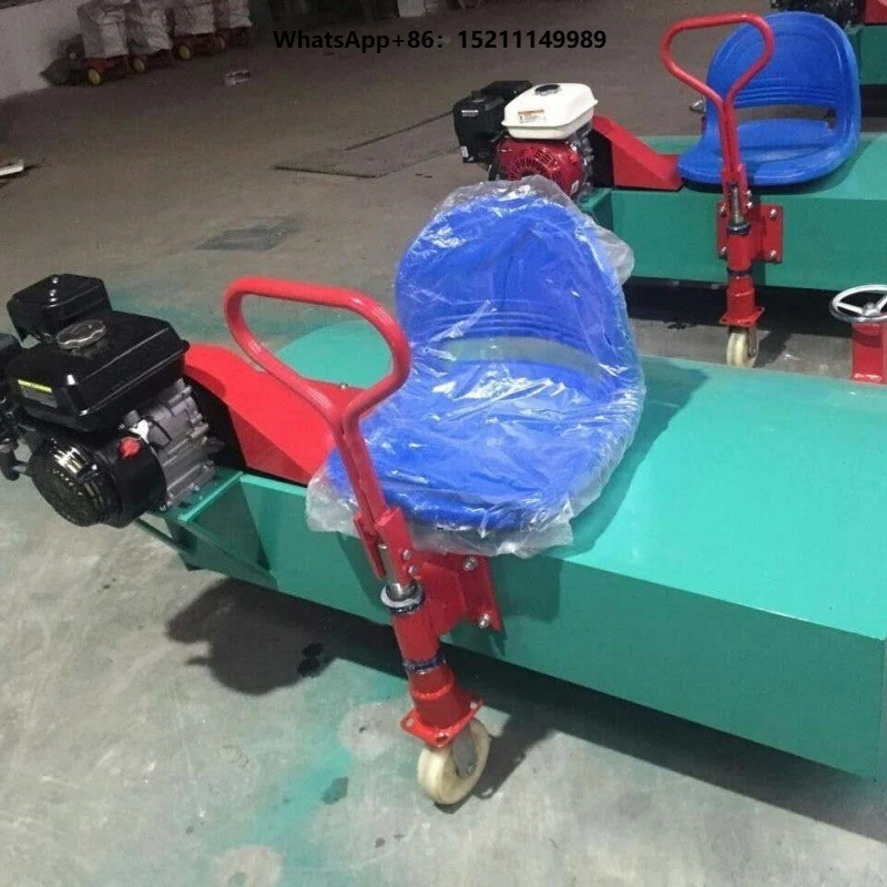Seat Driving Type Artificial Grass Brushing Machine High Efficiency Football Field Lawn Combing Machine