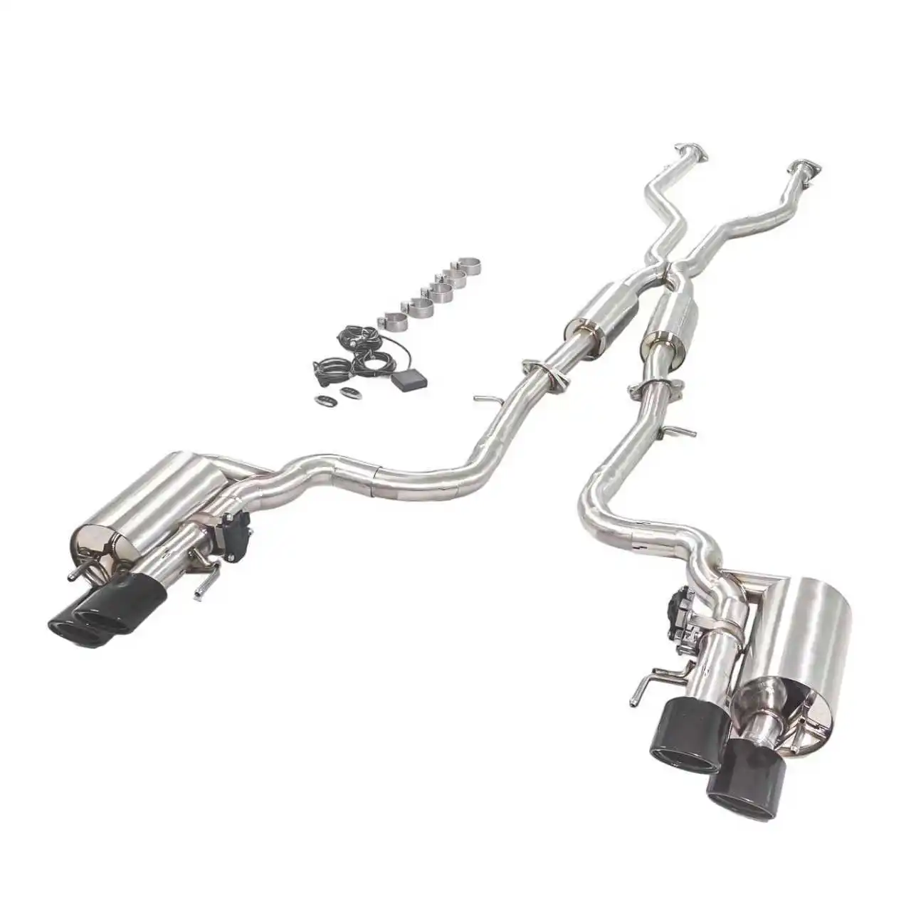 GFC brand for 2022 Lexus IS500 5.0L 304 stainless steel Catback high-performance variable valve exhaust with mufflers and tips