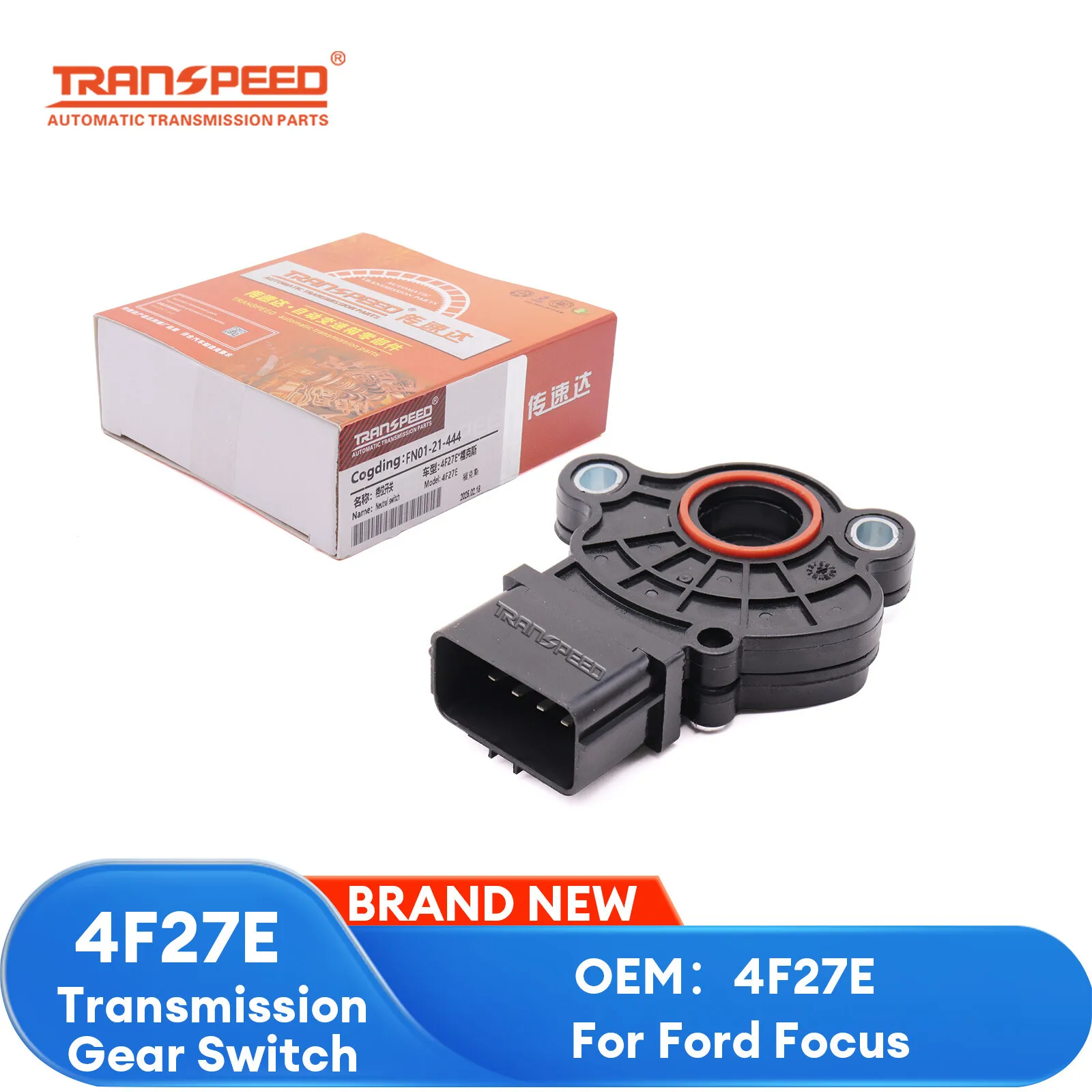

TRANSPEED 4F27E Auto Transmission Shift Switch 7S4P7F293AA For For Ford Focus 2000-08