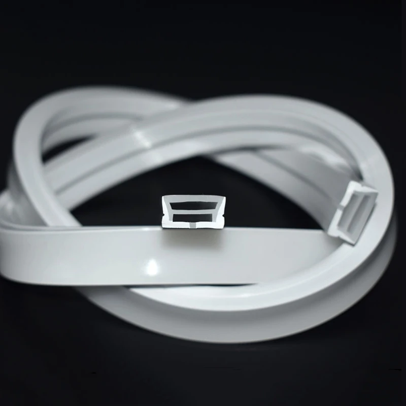 1-5M/pcs Flexible Neon Silicone Tube LED Rope Lamp Housing Recessed Waterproof IP67 Ribbon Outdoor Decor Linear Tape Strip Light