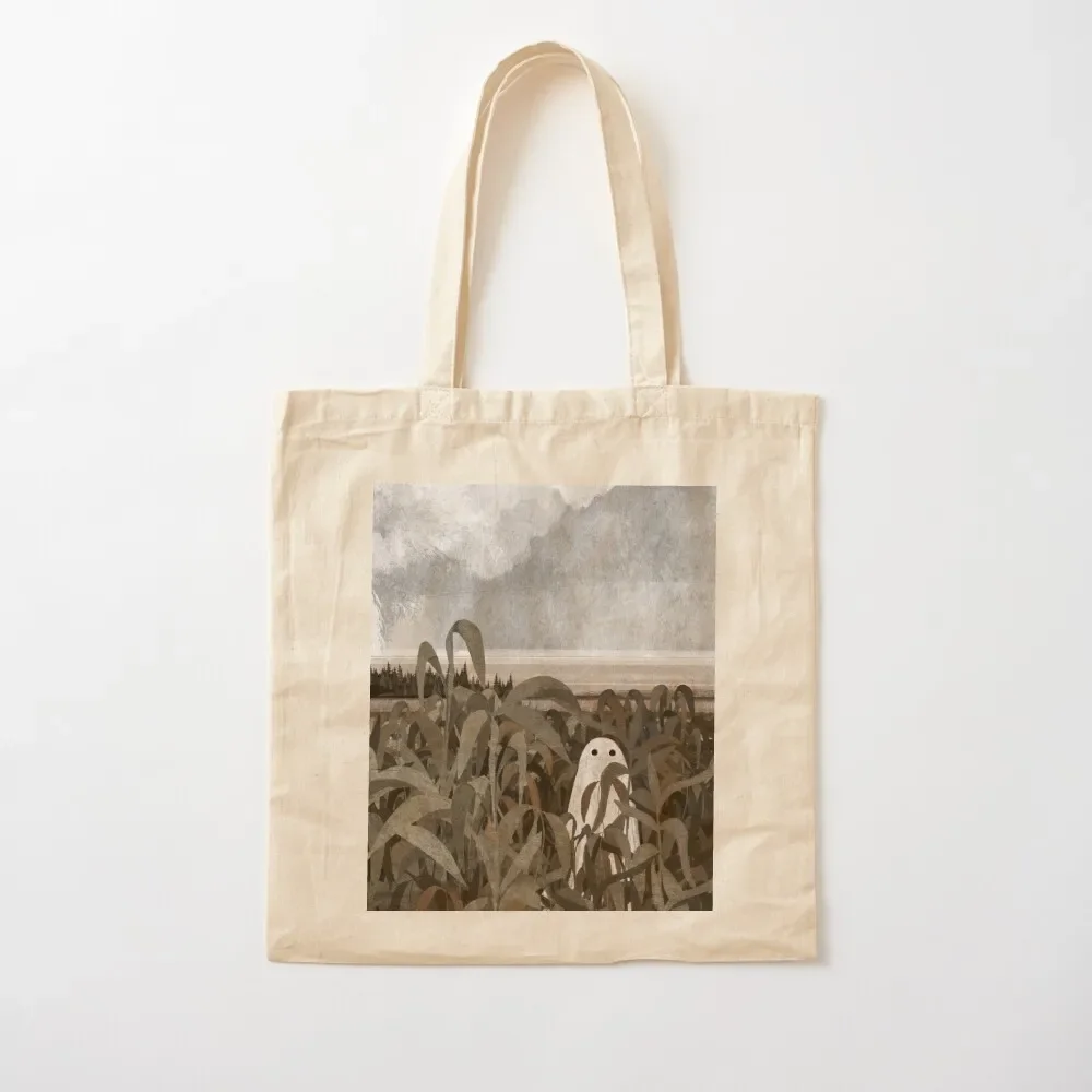 

There's a Ghost in the cornfield again... Tote Bag Customizable tote bag shopping bag logo