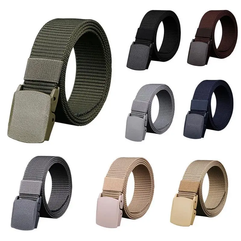 Belt Outdoor Sports Fashion Men Waistband Belt (Length 120cm, Width 3.8cm)