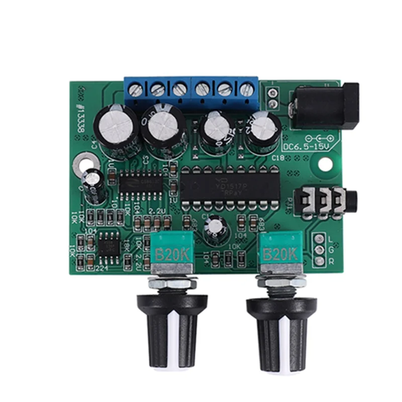 5Pcs 2.1 서브 우퍼 앰프 오디오 보드 6Wx2 + 25W 미니베이스 앰프 HIFI YD1517P 4-6 "40W 서브 우퍼 스피커 DIY-TCE