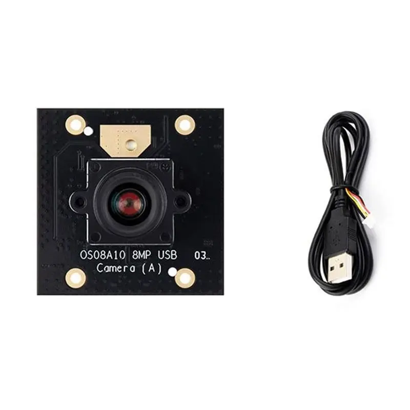 AA08-OS08A10 Image Sensor 8MP Camera Module USB 2.0 Connector Plug And Play Monitor Module