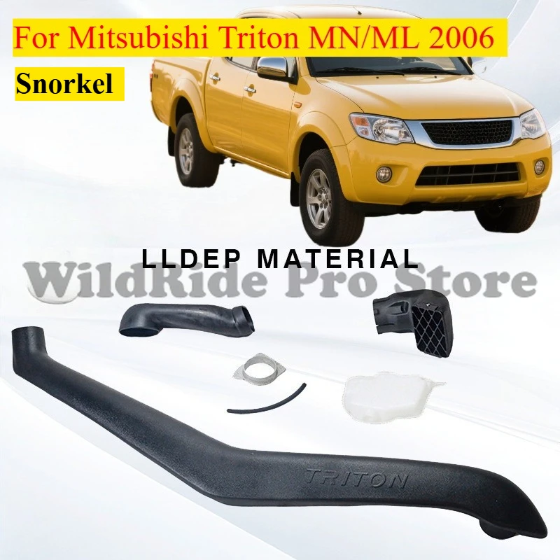 

For Mitsubishi Triton MN/ML Snorkel Kit | 2006+ Model Waterproof Intake | 4WD Dust Protection | Easy Install