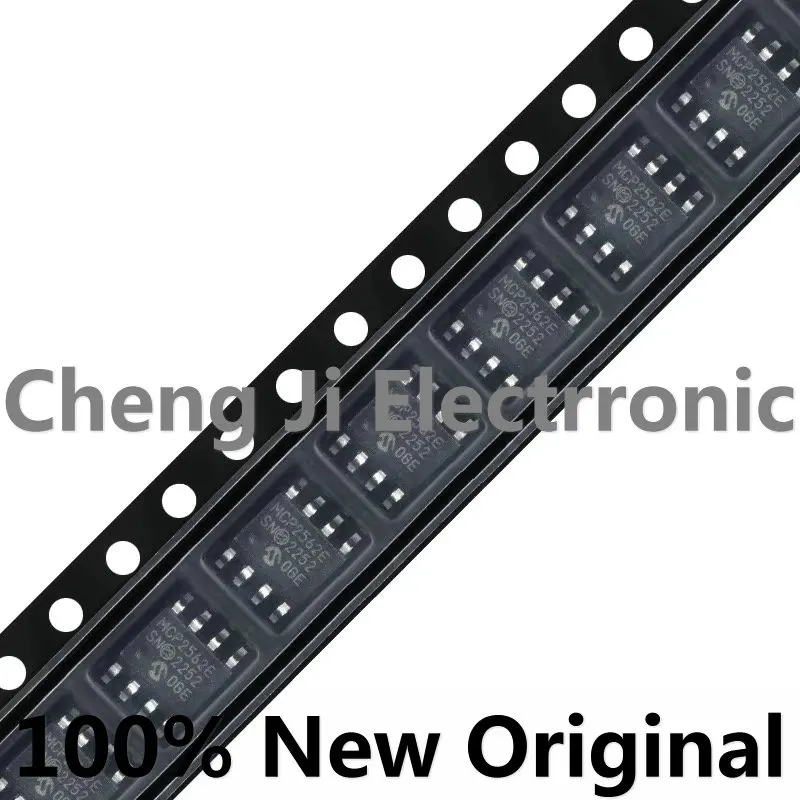 10PCS/LOT MCP2561T-E/SN、MCP2562T-E/SN、SOP8、High speed CAN transceiver chip