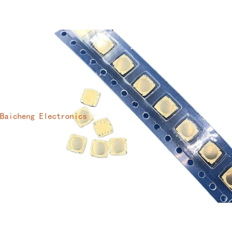 

100PCS 4.5 * 4.5 * 0.4 patch 4-pin white film thin sheet key switch with touch button
