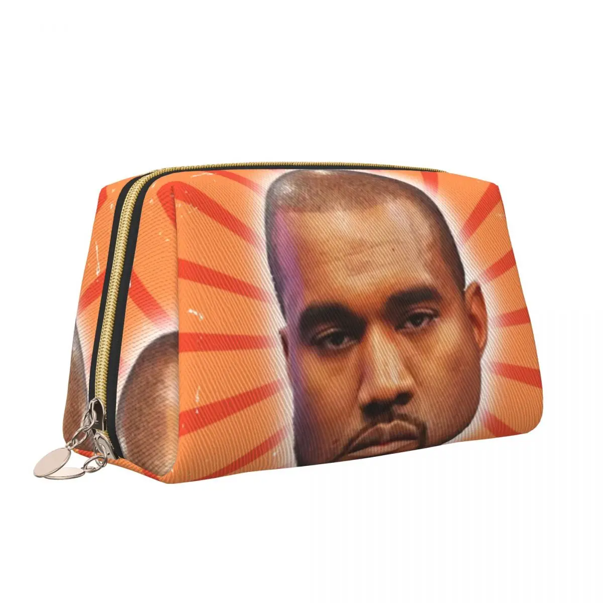 Funny Kanye West Meme Toiletry Bag for Women Rapper Music Producer Cosmetic Makeup Organizer Ladies Beauty Storage Dopp Kit Case