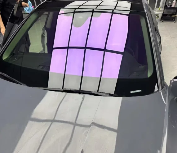 

Imperial Purple Ultra-High Grade Automotive Glass Film Clear Silver Car Stickers with Excellent Window Heat Insulation