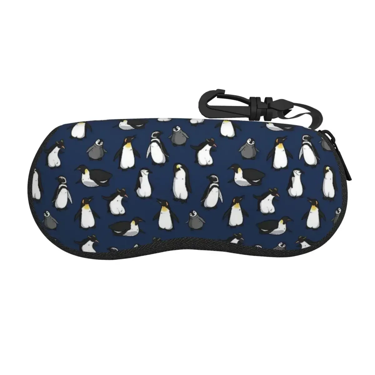 

Cute Penguin Pattern Shell Glasses Case Protective Sunglasses Box Women Men Soft Eyeglasses Bag Pouch