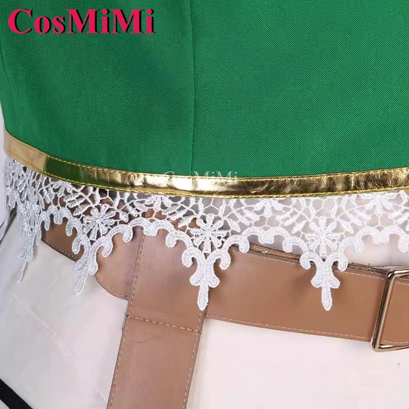 CosMiMi Araga Kiwi Cosplay Anime Gushing Over Magical Girls Costume Lovely Sweet Green Uniform Carnival Party Role Play Clothing