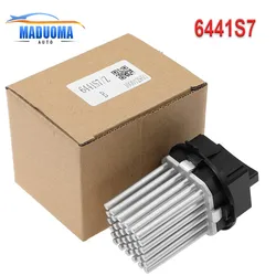 Nouvelle résistance de moteur de ventilateur, 6441.S7, résistance de moteur de ventilateur de chauffage, adaptée aux cristaux gradués 307 407 C3 C4 C5 C6 en 6441S7