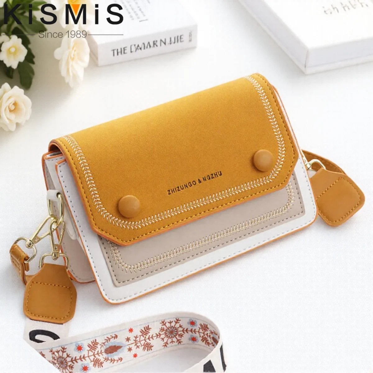 

Women's Trendy Small Square Crossbody Bag Lightweight Casual Chic Korean Style Shoulder Bag