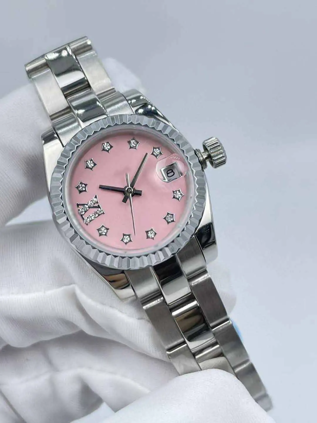 Luxury Watches for Women - 28mm Dial, Precision Steel Strap, Elegant