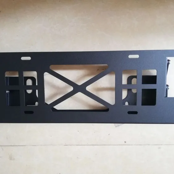 Lockable & Sliding License Plate Mount Bracket for Ford F150 Raptor, Jeep Wrangler, FJ Cruiser, Land Cruiser Prado, BJ40 Winch - view 6