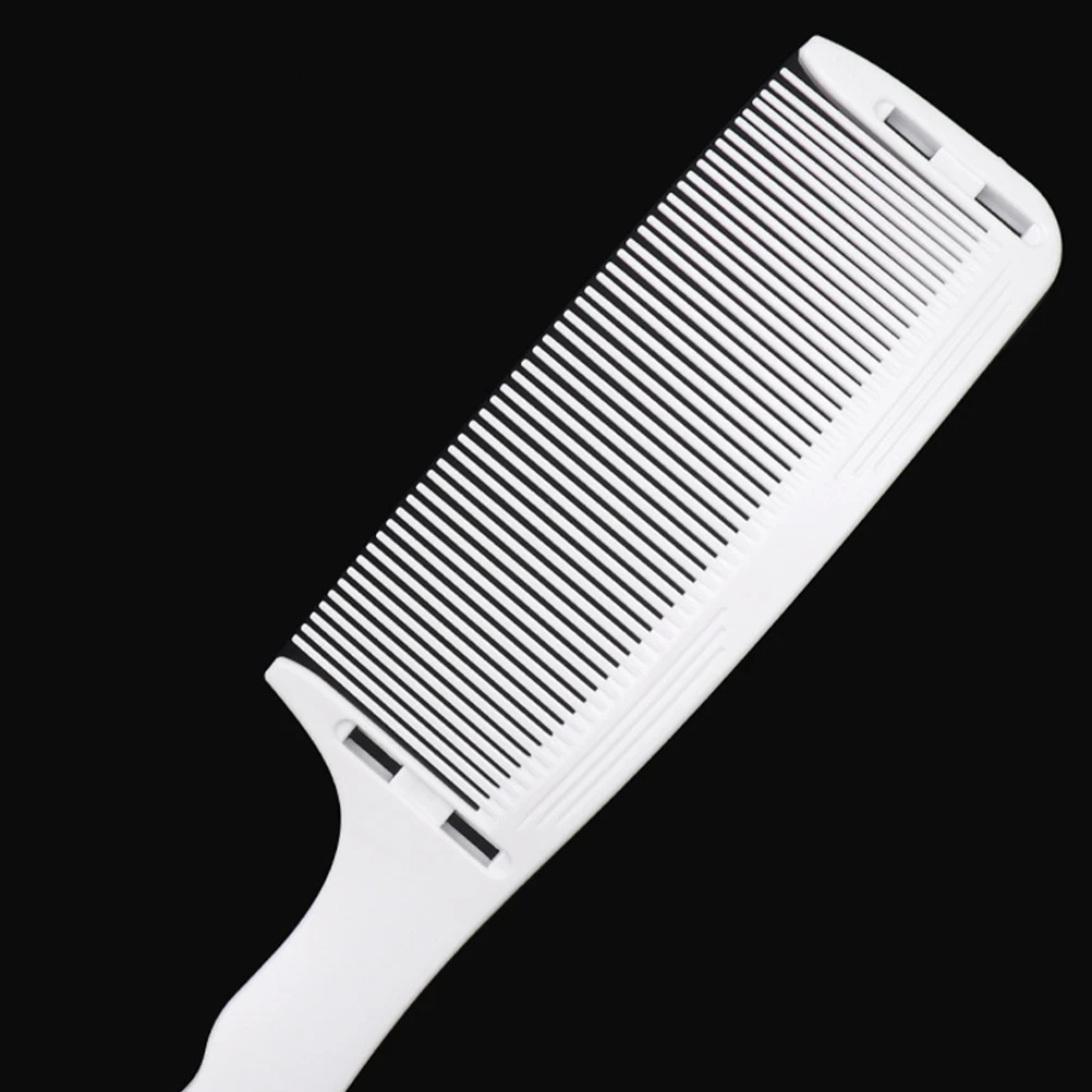 

2 Pcs Cutting Set Fade Positioning Fading Barber Hair Cutting Comb Positioning Clipper Comb for Men Salon Home Black White