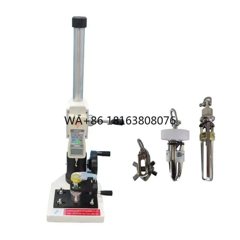 Snap Button Pull Tensile Tester with Imada Tension Meter , Snap Button Tensile Strength Tester