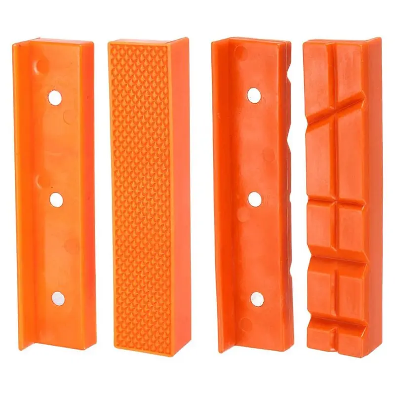 

Магнитные накладки на тиски ABBN-2Set, 5 дюймов, с магнитными гладкими и V-образными пазами, мягкие резиновые накладки на губки тисков, универсальные защитные накладки