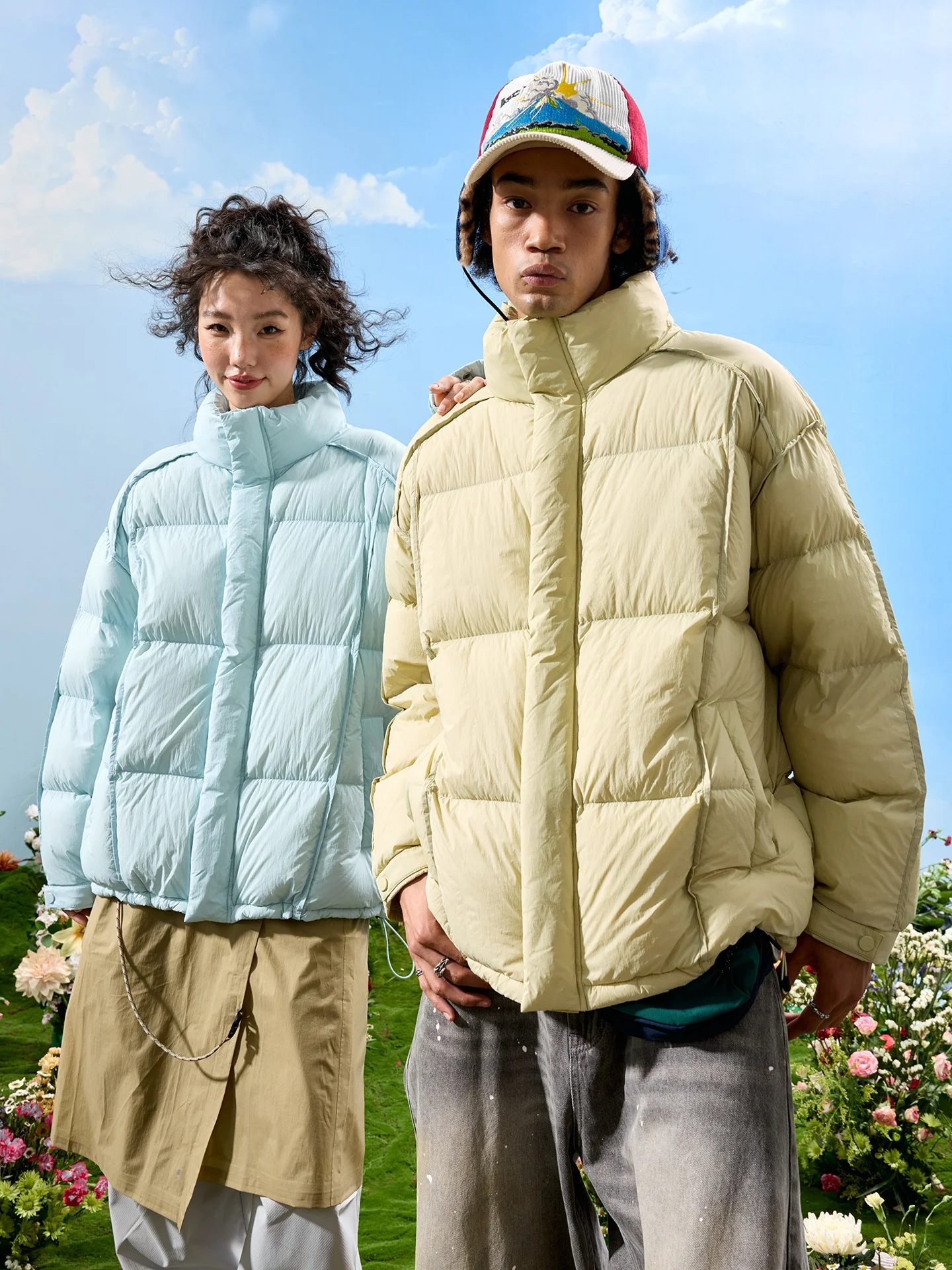 

Утепленная пуховая куртка Nuthink American Style с воротником-стойкой, повседневная городская верхняя одежда для отдыха