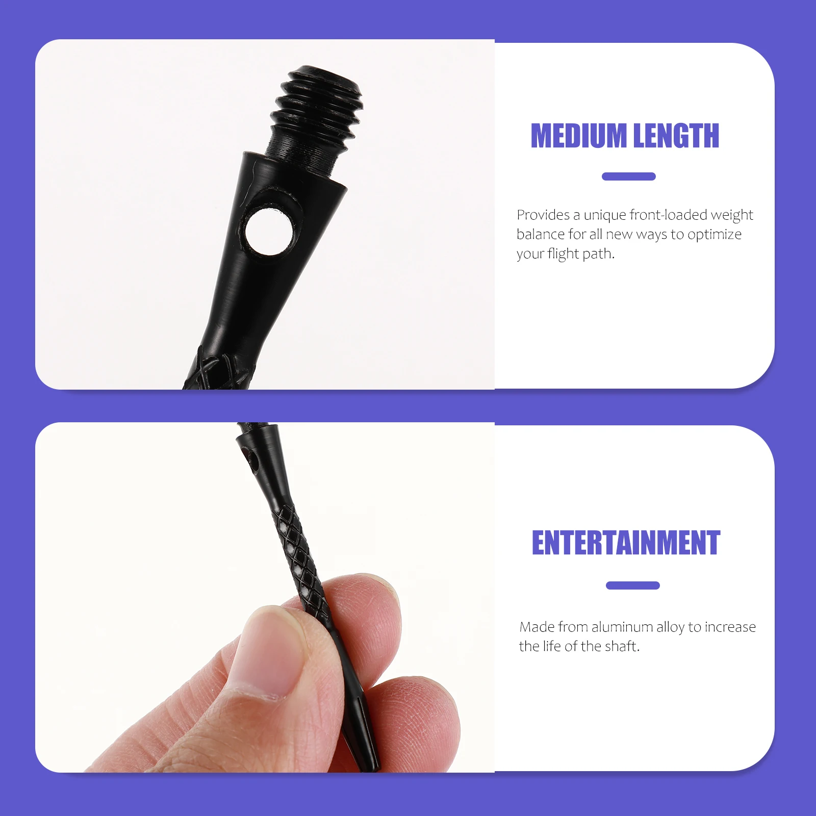 

12 Pcs Dart Rod Accessories Shaft Supplies Thread Stem Aluminium Alloy Shafts